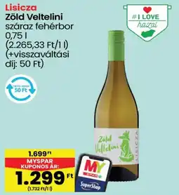 Spar Lisicza Zöld Veltelini ajánlat