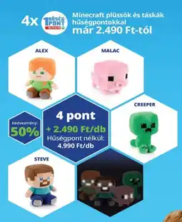 Spar Minecraft plüssök ajánlat