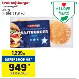 Spar SPAR sajtburger ajánlat
