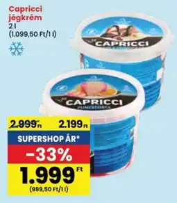 Spar Capricci jégkrém ajánlat