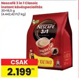 Spar Nescafé 3 in 1 Classic instant kávéspecialitás ajánlat