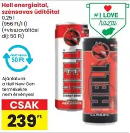 Spar Hell energiaital, szénsavas üdítőital ajánlat