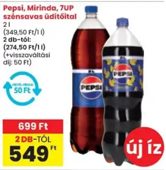 Spar Pepsi, Mirinda, 7UP szénsavas üdítőital ajánlat