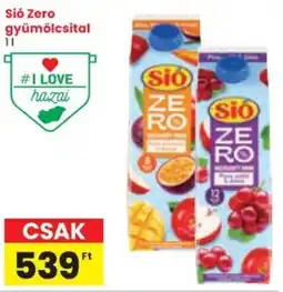 Spar Sió Zero gyümölcsital ajánlat