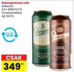 Spar Staropramen sör ajánlat