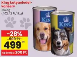 Spar King kutyaeledel- konzerv ajánlat