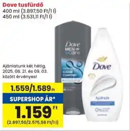 Spar Dove tusfürdő ajánlat