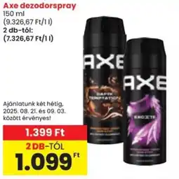 Spar Axe dezodorspray ajánlat