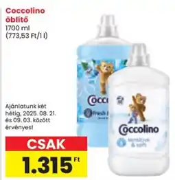 Spar Coccolino öblítő ajánlat