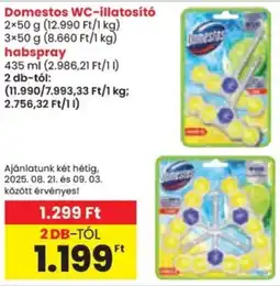 Spar Domestos WC-illatosító ajánlat