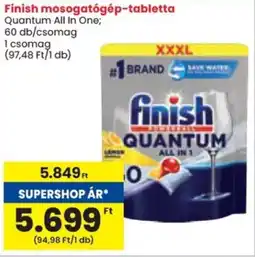Spar Finish mosogatógép-tabletta ajánlat