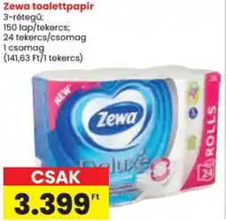 Spar Zewa toalettpapír ajánlat