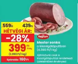 Spar Regnum Mester sonka ajánlat