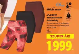 Lidl CRIVIT Női funkcionális rövidnadrág ajánlat