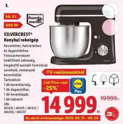 Lidl SILVERCREST Konyhai robotgép ajánlat