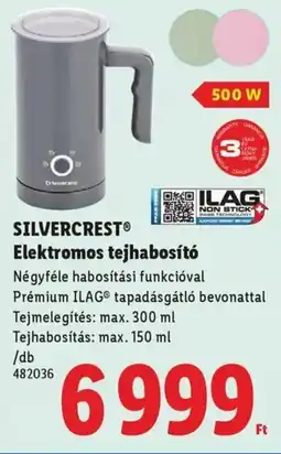 Lidl SILVERCREST Elektromos tejhabosító ajánlat