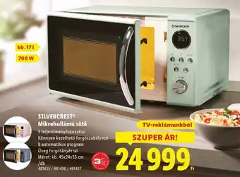 Lidl SILVERCREST Mikrohullámú sütő ajánlat