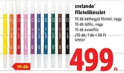 Lidl Crelando Filctollkészlet ajánlat