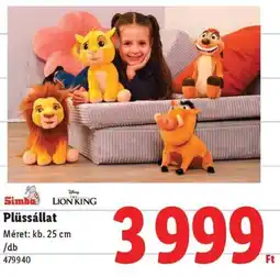 Lidl Plüssállat ajánlat