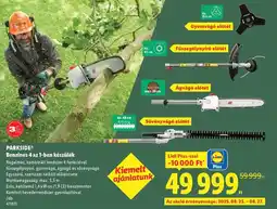 Lidl PARKSIDE Benzines 4 az 1-ben készülék ajánlat