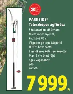 Lidl PARKSIDE Teleszkópos ágfűrész ajánlat