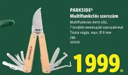 Lidl PARKSIDE Multifunkciós szerszám ajánlat