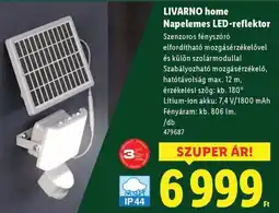 Lidl LIVARNO home Napelemes LED-reflektor ajánlat