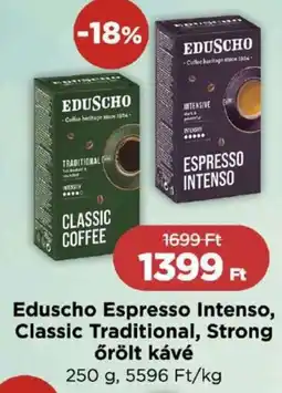 Real Eduscho Espresso Intenso, Classic Traditional, Strong őrölt kávé ajánlat