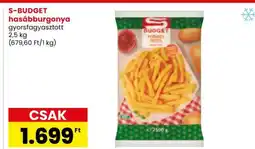 Spar S-BUDGET hasábburgonya ajánlat