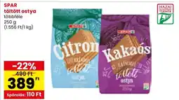 Spar SPAR töltött ostya ajánlat