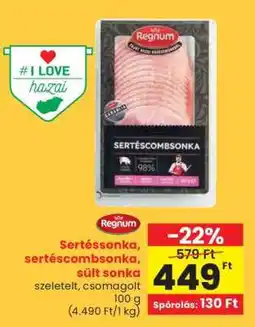 Spar Sertéssonka, sertéscombonka, sült sonka ajánlat