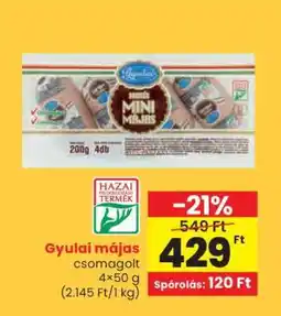 Spar GYULAI Májas ajánlat