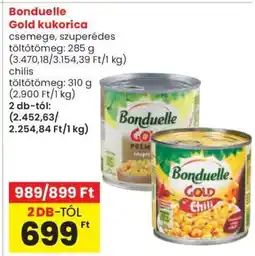 Spar Bonduelle Gold kukorica ajánlat