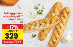 Spar Fokhagymás-vajas bagett ajánlat