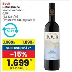 Spar Bock Notus Cuvée ajánlat