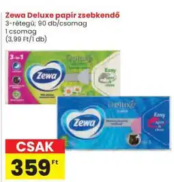 Spar Zewa Deluxe papír zsebkendő ajánlat