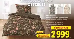 Lidl LIVARNO HOME Mikroszálas szatén ágyneműhuzat ajánlat