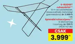 Spar S-BUDGET ruhaszárító ajánlat