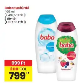 Spar BABA Tusfürdő ajánlat