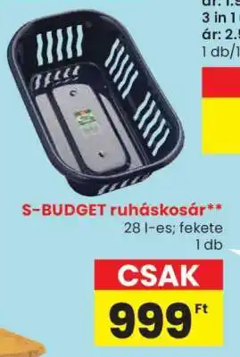 Spar S-BUDGET ruháskosár ajánlat