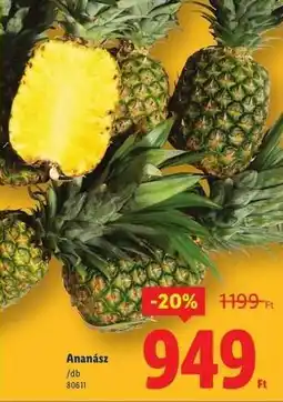 Lidl Ananász ajánlat