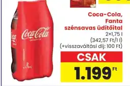 Spar Coca-Cola, Fanta szénsavas üdítőital ajánlat