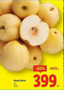 Lidl Nashi körte ajánlat