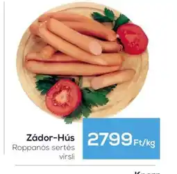 GRoby Zádor-Hús Roppans sertés virsli ajánlat