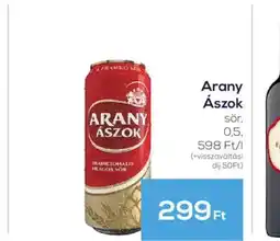 GRoby Arany Ászok sör ajánlat