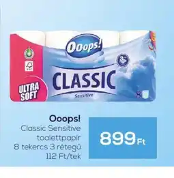 GRoby Oooops! Classic Sensitive toalettpapír ajánlat
