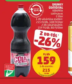 PENNY Drinky Üdítőital ajánlat