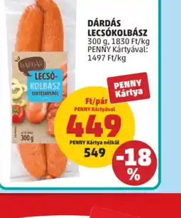 PENNY Dárdás Lecskolbász ajánlat