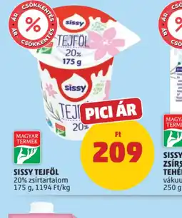 PENNY Sissy Tejfol ajánlat