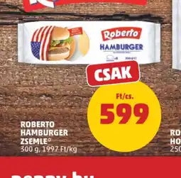 PENNY Roberto Hamburger Zsemle ajánlat